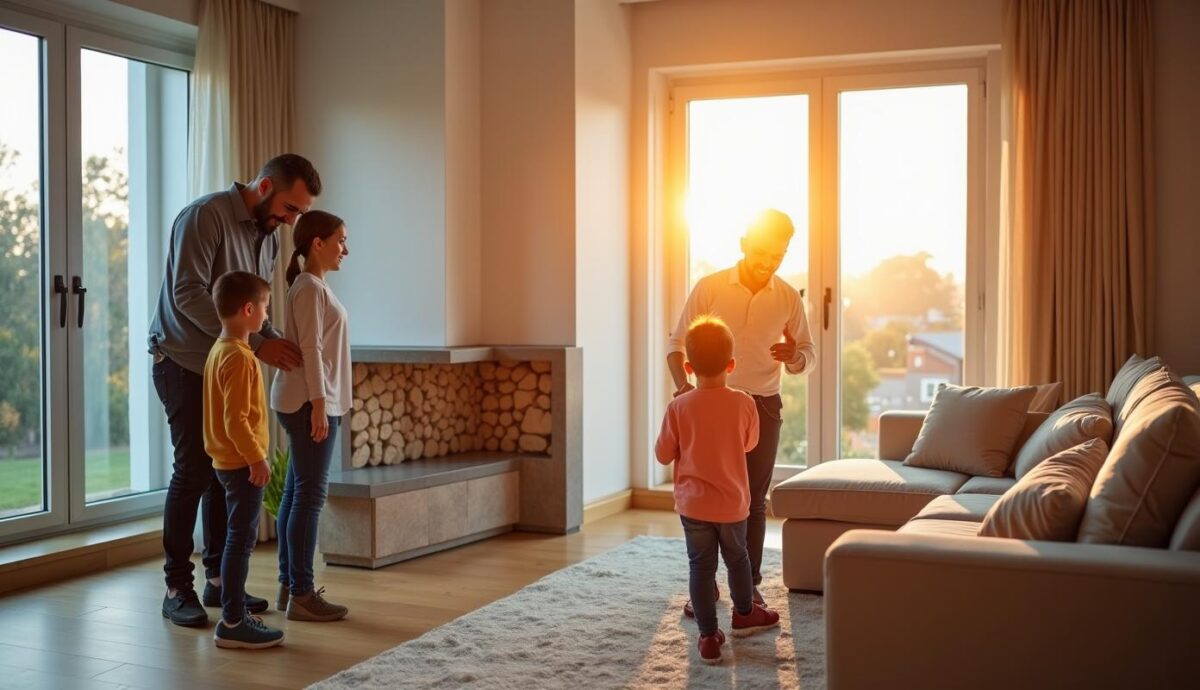 Energibesparende familiehjem med smarttermostat